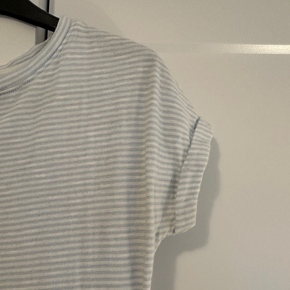 GAP Shift Dress Blue and White Stripes with Cap Sleeves Size Small Women’s - Picture 5 of 10